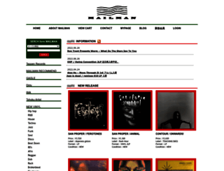 mailman-records.com screenshot