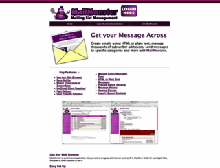 mailmonster.co.uk screenshot