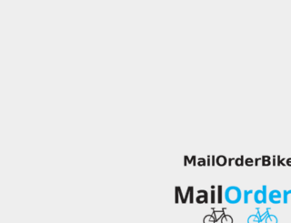 mailorderbikes.com screenshot