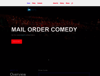 mailordercomedy.com screenshot