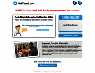 mailplanet.com screenshot