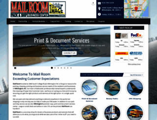 mailroomshipandprint.com screenshot