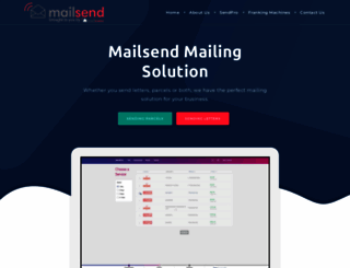 mailsend.co.uk screenshot