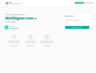 mailsigner.com screenshot
