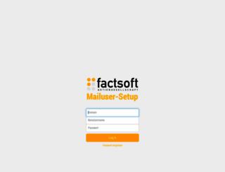 mailuser.factsoft.de screenshot