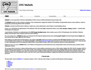 mailutils.org screenshot