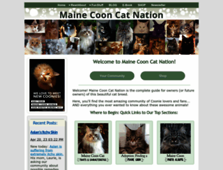 maine-coon-cat-nation.com screenshot
