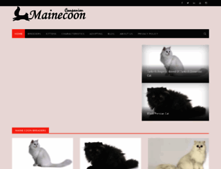 mainecooncompanion.net screenshot