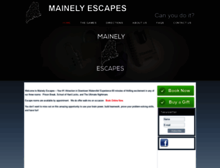mainelyescapes.com screenshot