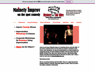 mainelyimprov.com screenshot