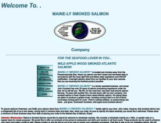mainelysmokedsalmon.com screenshot