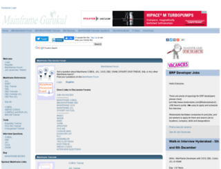 mainframegurukul.com screenshot