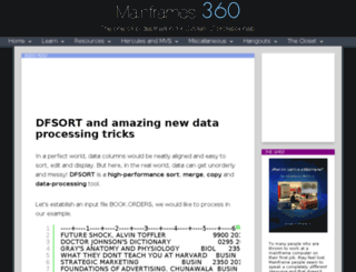 mainframes360.com screenshot
