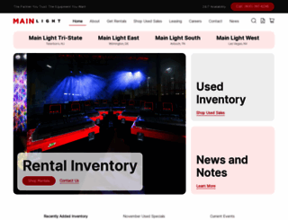 mainlight.com screenshot