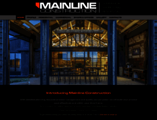 mainlineconstruction.co.nz screenshot
