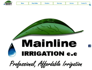 mainlineirrigation.co.za screenshot