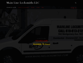 mainlinelocksmiths.com screenshot