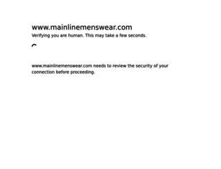 mainlinemenswear.com screenshot