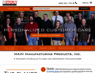 mainmanufacturing.com screenshot