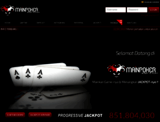 mainpoker.com screenshot