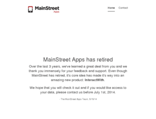 mainstreet-apps.com screenshot