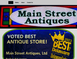 mainstreetantiques.com screenshot