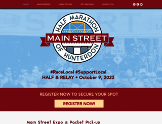 mainstreetmarathon.com screenshot