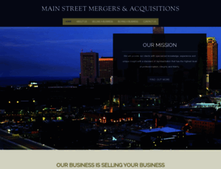 mainstreetmergers.com screenshot