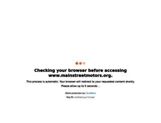mainstreetmotors.org screenshot