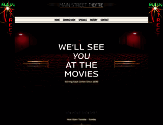 mainstreettheatremn.com screenshot