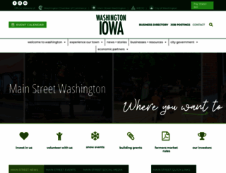 mainstreetwashington.org screenshot