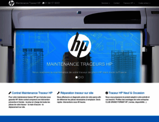 maintenance-traceur-hp.fr screenshot
