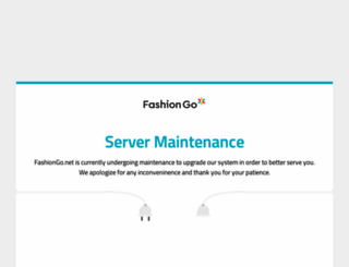 maintenance.fashiongo.net screenshot
