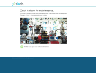 maintenance.zinch.com screenshot