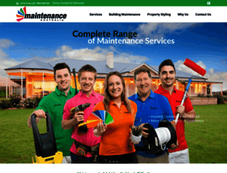maintenanceaustralia.com.au screenshot