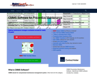 maintsmart.com screenshot