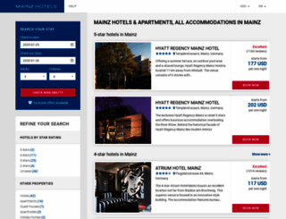 mainz-hotels.com screenshot