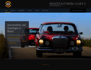 mainzer-automobilclub.de screenshot