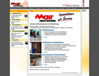 mair-heiztechnik.de screenshot