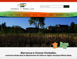 mairie-chonaslamballan.fr screenshot