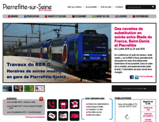 mairie-pierrefitte93.fr screenshot