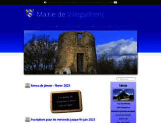 mairie-villegailhenc.fr screenshot