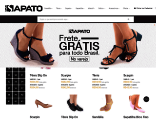 maisapato.com.br screenshot