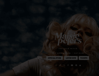 maisiepeters.co.uk screenshot