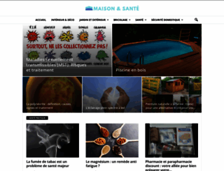 maison-et-sante.com screenshot