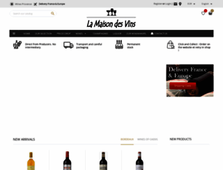 maisondesvinscassis.com screenshot
