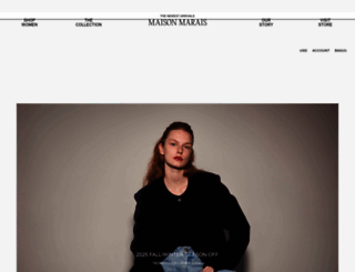 maisonmarais.com screenshot