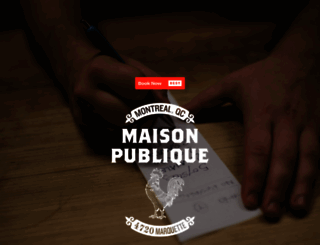 maisonpublique.com screenshot