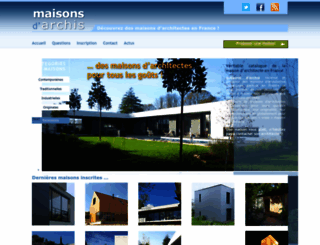 maisons-archis.com screenshot