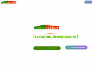 maisons-bebium.com screenshot